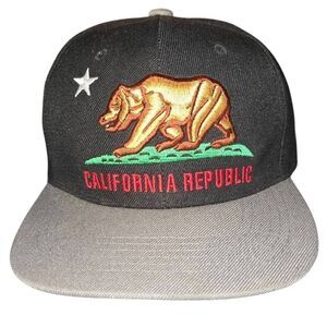 Georgetown Collection California Republic State Bear Baseball Hat Cap Snapback